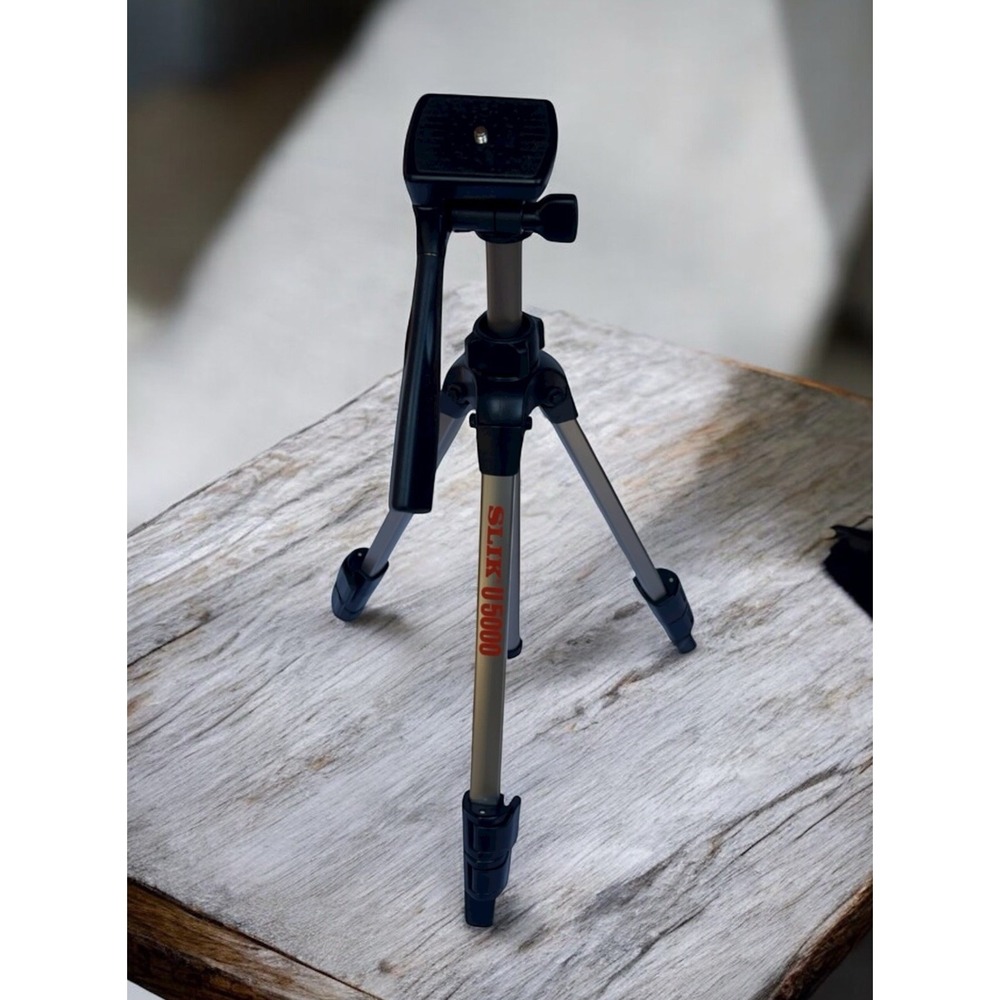 Slik U5000 Lightweight 360 Degree Camera & Video Tripod 45" Used Once Portable